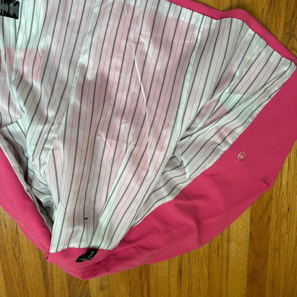 Nicole Miller New York Vibrant Pink Blazer Size Small - Picture 9 of 9